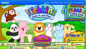 Webkinz a ganz website